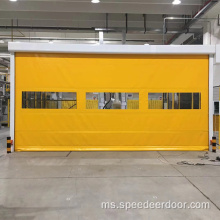 Pintu Pengatup Rolling PVC Berkelajuan Tinggi Perindustrian Tinggi